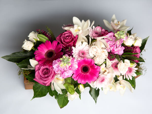 Fresh flower bouquet arranged by Fox Road Flowers in Wellington