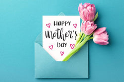 Mother's Day card with flowers