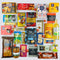 Gift box packed with chocolates and snacks