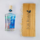 Dancing Sands gin gift box with wood wool