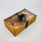 Gordons Pink Gin inside wooden gift box with black ribbon