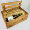Dashwood with Wine Glasses inside Wooden Crate