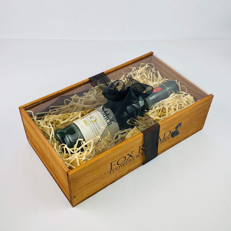 Glenfiddich Whisky inside wooden gift box
