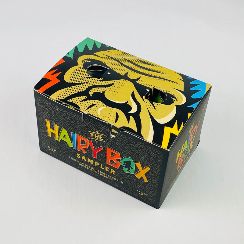 Hairy box sampler 6 pack of beer