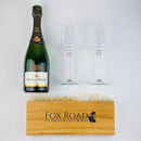 Sparkling Wine Gift Box with Drinking Flutes
