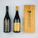 two bottles of New Zealand Syrah wines with gift box