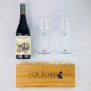 Stoneleigh NZ Wine with glasses and wooden gift crate
