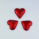 3 chocolate love hearts
