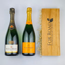 Two bottles of sparkling wine gift box