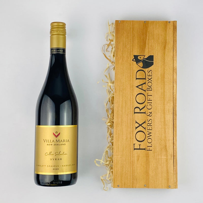 Wine gift box with Villa Maria Syrah