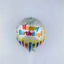 Happy Birthday stick balloon