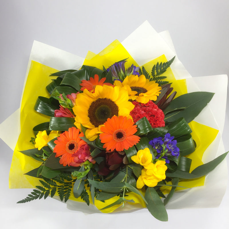 Colourful Flowers in a Bouquet