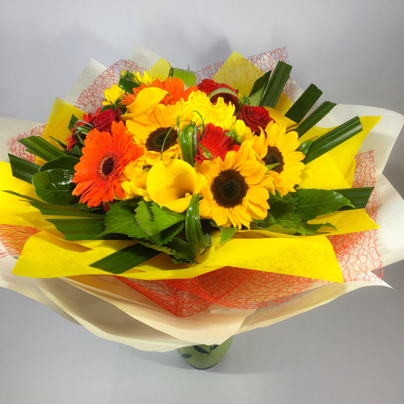 Big and colourful Valentine's Day flowers