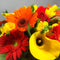 Zoomed in Callas and Gerberas Flowers