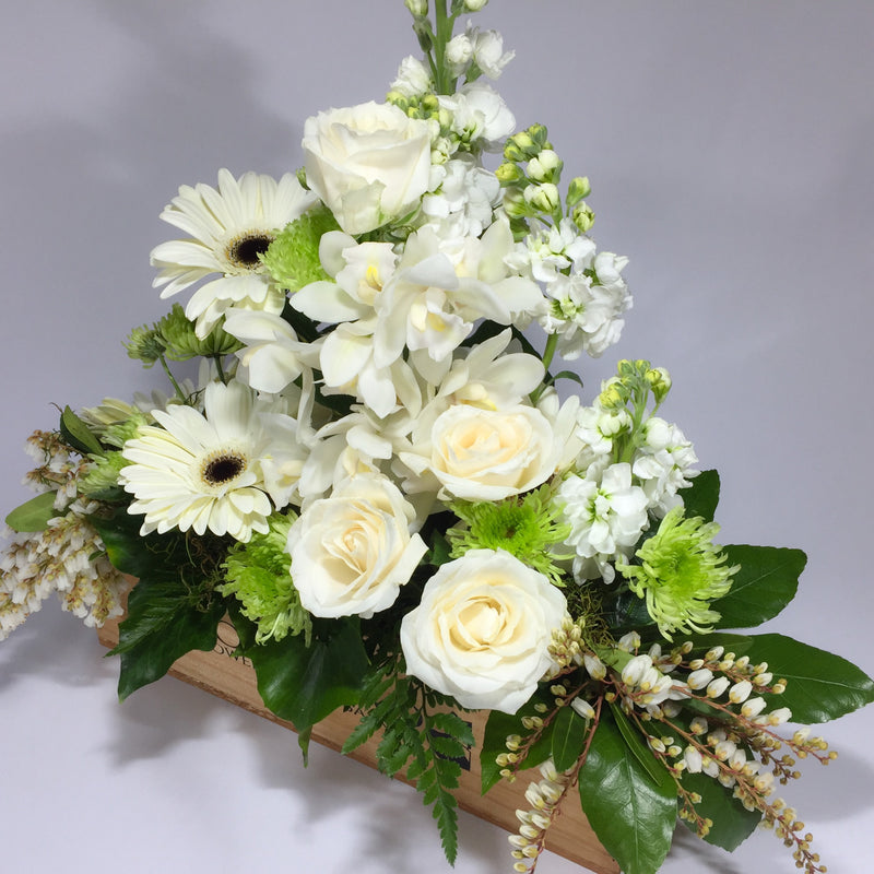 White delight filled with Wellington flowers