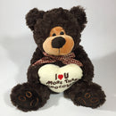 Chocolate teddy bear for Porirua