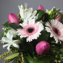 Porirua flowers being delivered in a vase