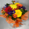 Bright Wellington grown flowers presented in a white hat box