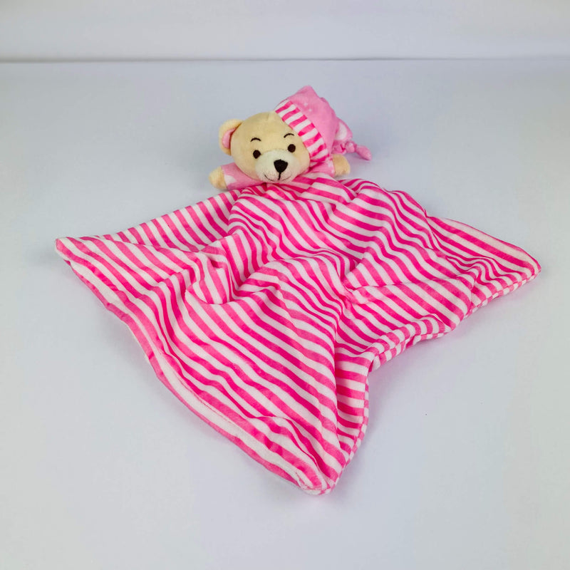 pink baby girl's teddy cuddly