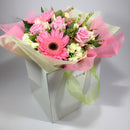 Flower gift bag with beautiful flowers from this Lower Hutt florist