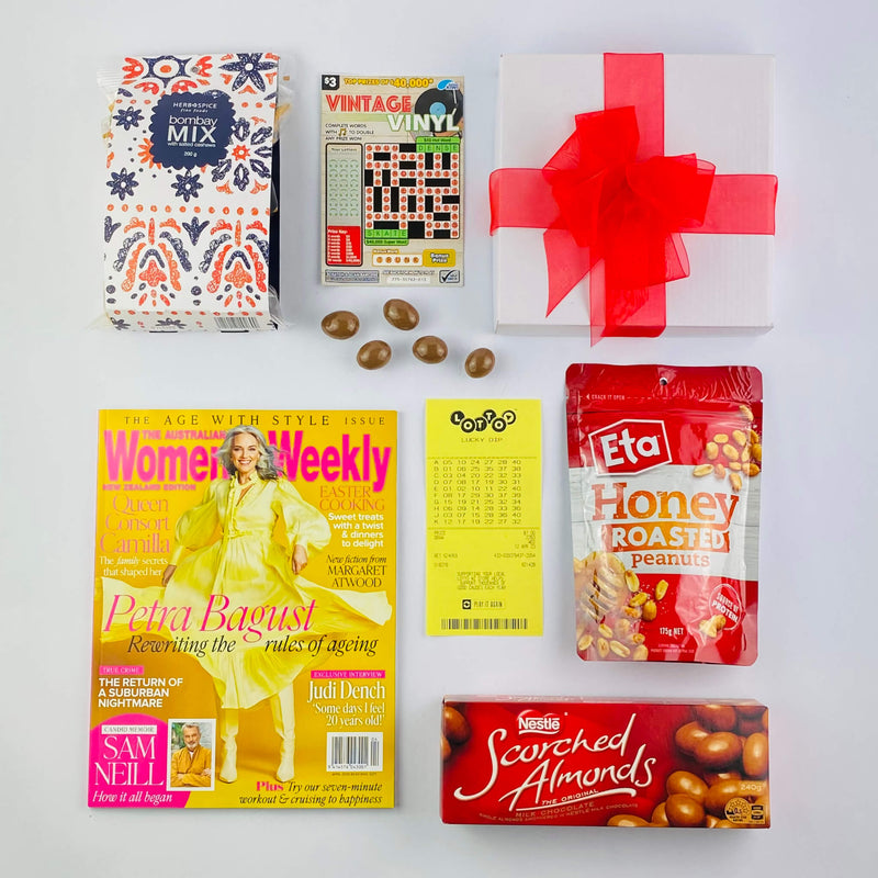 Women's Weekly Magazine gift box with chocolates