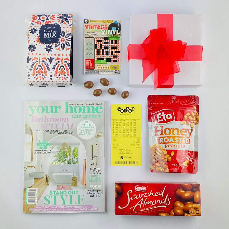 Your Home and Garden Magazine gift box with chocolates